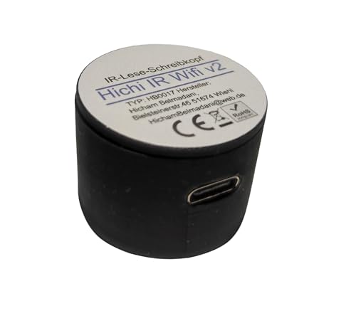 Hichi WiFi IR Lesekopf v2 mit Tasmota für Smart Meter und EHZ Stromzähler