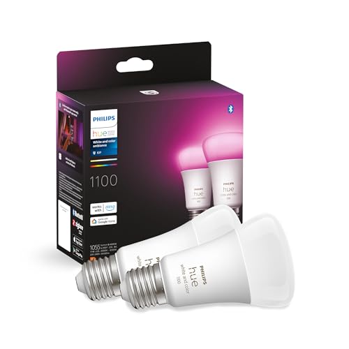Philips Hue White and Color Ambiance E27 Zigbee LED-Lampe Premiumsystem